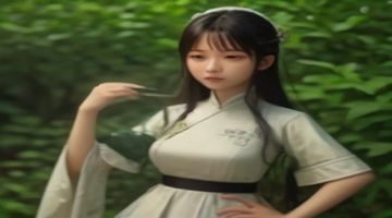 美女扣b编辑解析视频封面，编辑主任讲解人像构图的光线运用技巧，专业摄影棚环境